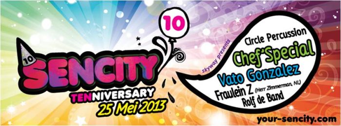 Sterke lineup voor tienjarig Sencity