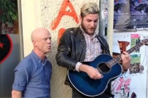 jimmy somerville straatmuzikant