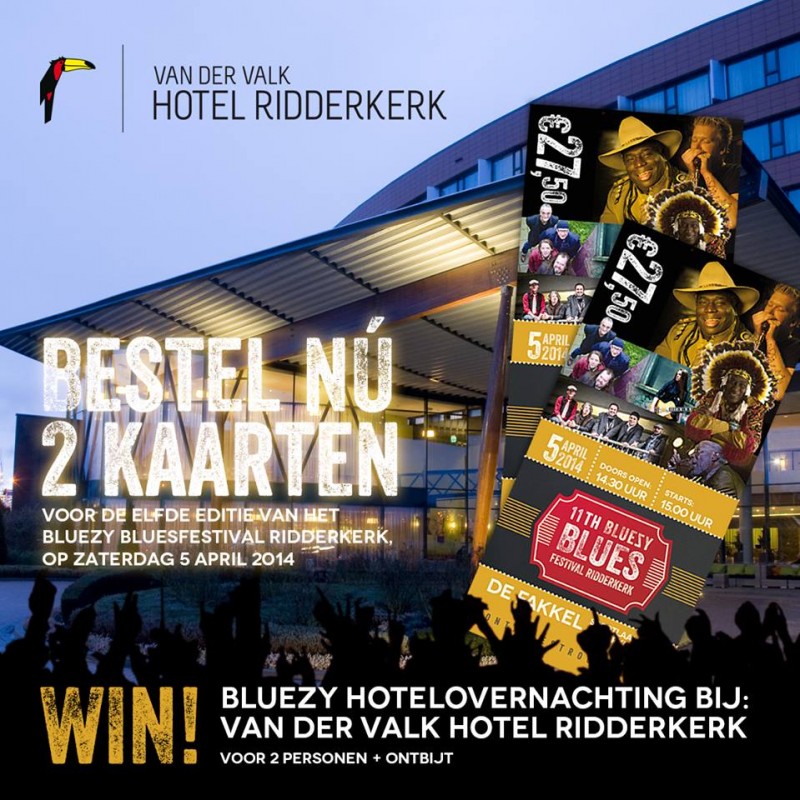 Ridderkerkse Bluezy Bluesfestival weer zeer internationaal getint!