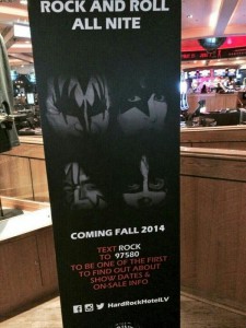 KISS poster Las Vegas