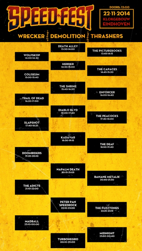 Timetable Speedfest