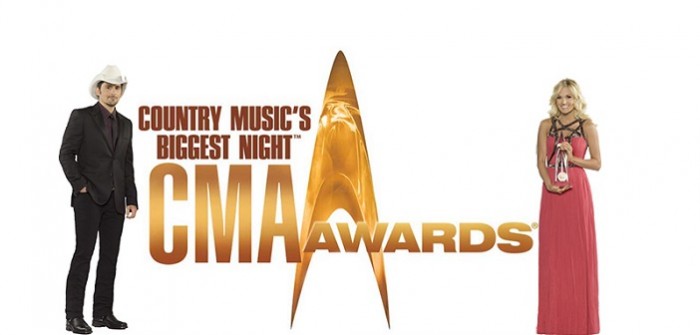 Brad Paisley en Carrie Underwood presenteren CMA Awards 2015 CMA-AWARDS-2015