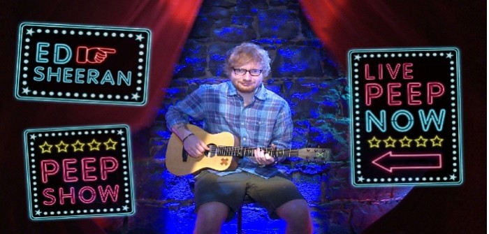Ed Sheeran geeft peepshow voor $2,- in rosse buurt ed sheeran peepshow