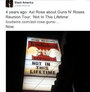 Guns 'N Roses @ Troubadour