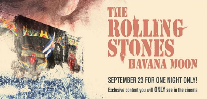 Rolling Stones Cuba concert binnenkort op het witte doek Rolling Stones Havana Moon