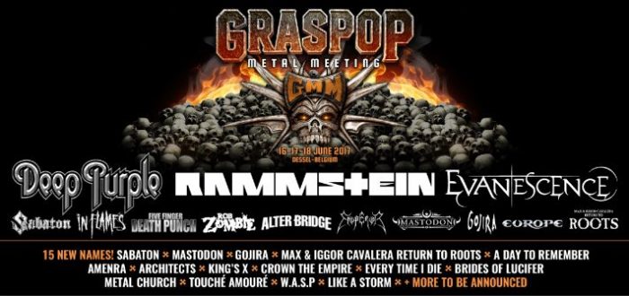 15 nieuwe namen voor Graspop Metal Meeting 2017