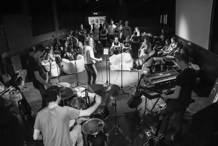 Jamsessie in PopEI in Eindhoven Jammsessie