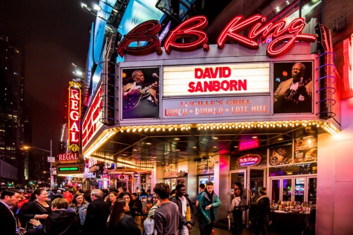 David Sanborn in topvorm in B.B. King Blues Club & Grill in New York david sanborn