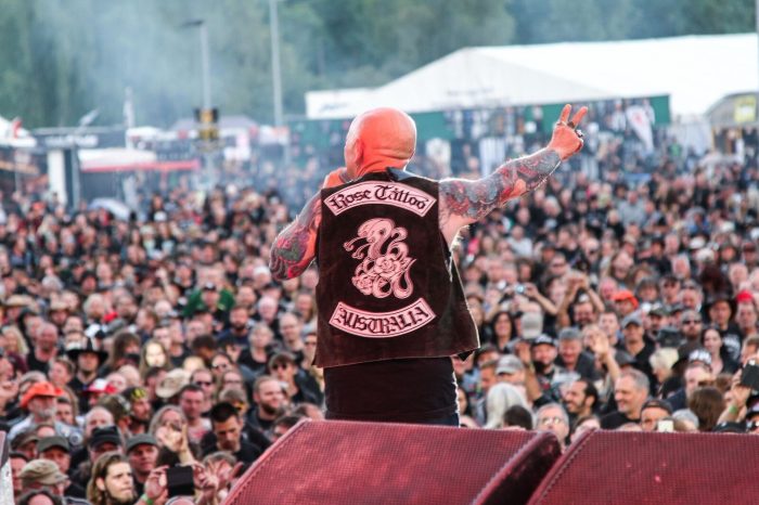 Australische rock ’n rollband Rose Tattoo headliner Baroeg Open Air Rose Tattoo