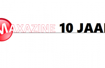 Maxazine 10 jaar Header logo