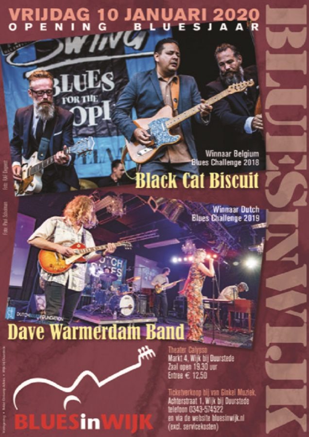 Black Cat Biscuit & Dave Warmerdam Band openen nieuw bluesjaar BluesinWijk