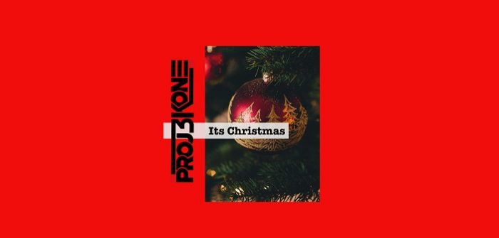 Proj3kone komt met kerstsingle ‘It’s Christmas’