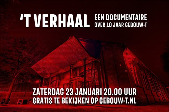 Poppodium Gebouw-T viert 10-jarig bestaan met documentaire