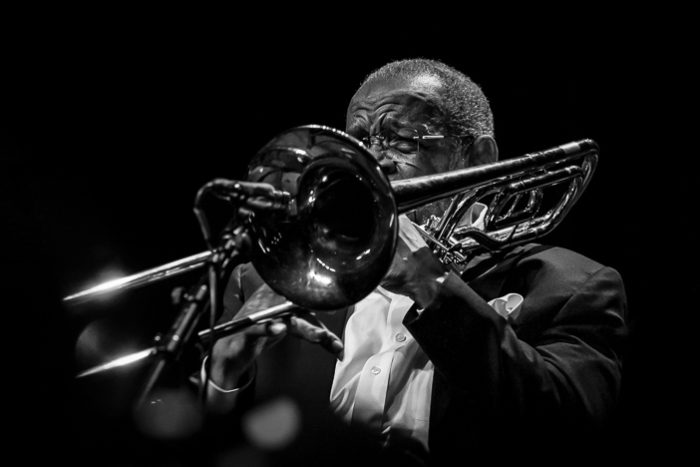 Fred Wesley and the JB’s geven ware funkles in de Effenaar