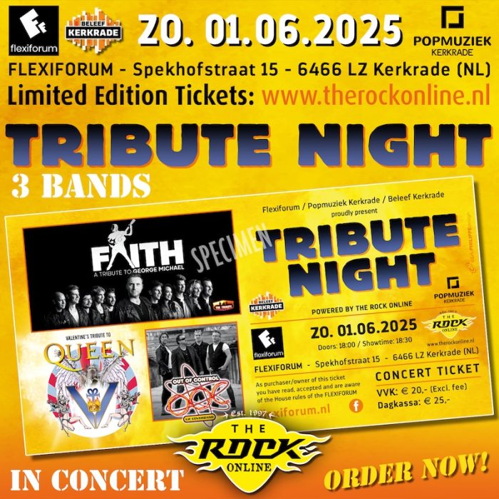 Tribute night ter ere van 5 jarig jubileum Flexiforum